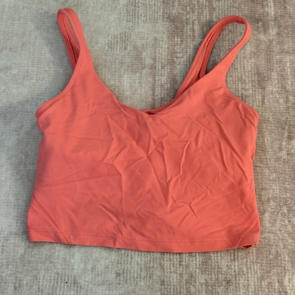 Lululemon Athletica Coral align Activewear Top